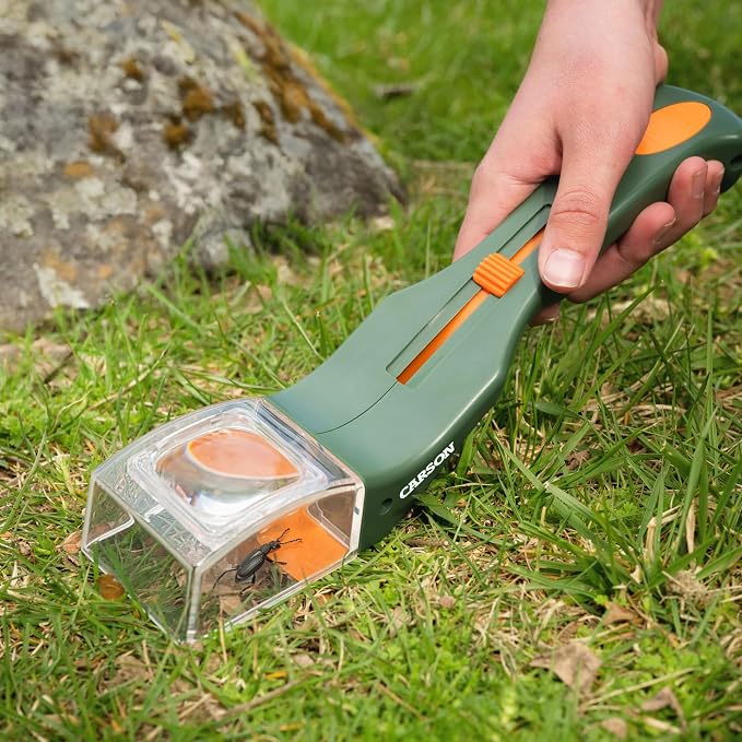 Carson BugView Bug Catcher Indoor and Outdoor Tool and Magnifier for Kids and Adults - Set of 6 (HU-10MU)