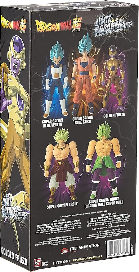 Bandai Namco - Dragon Ball Super - Golden Frieza, Limit Breaker 12" Action Figure