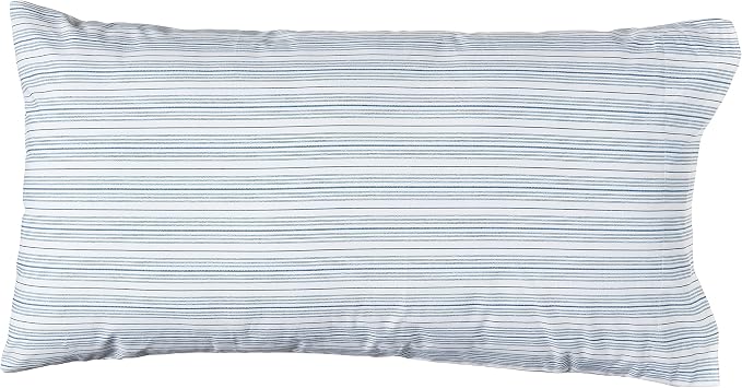 Nautica - Queen Sheets, Cotton Percale Bedding Set, Crisp & Cool, Coastal Home Decor (Beaux Stripe Navy, Queen)