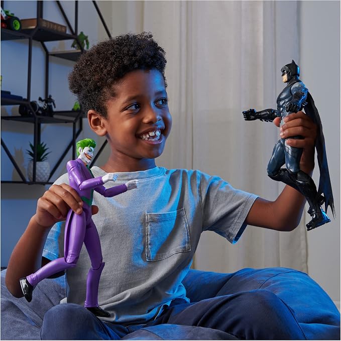 DC Comics, 12-inch The Joker Action Figure, Kids Toys for Boys and Girls Ages 3 and Up