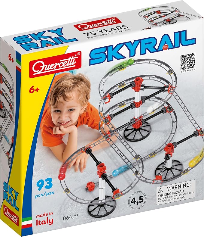 Quercetti 6429 Rollercoaster Starter Set 6429-Rollercoaster, bunt