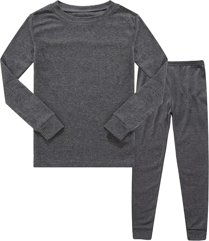 Family Feeling Kids & Toddler Boys Pajamas 2 Piece Pjs Set 100% Cotton Sleepwear