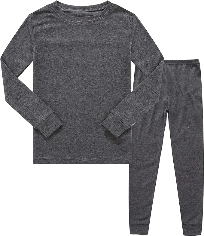 Family Feeling Kids & Toddler Boys Pajamas 2 Piece Pjs Set 100% Cotton Sleepwear