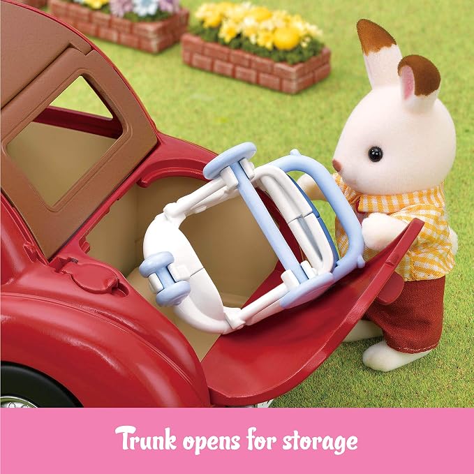 Calico Critters - Family Cruising Car - Family Vehicles – Kids Pretend Play Toy, Miniature Vehicle & Accessories Set, Ages 3+