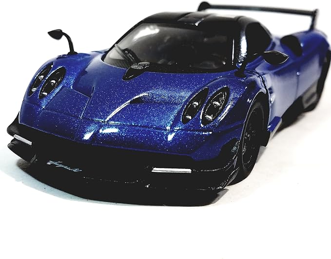 KiNSMART - 2016 Pagani Huayra BC 5" 1:38 Scale Die Cast Metal Model Toy Car w/Pullback Action (Blue)