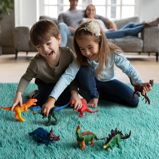 COASTLINE CRAFT STEM.org Dinosaur Painting Kit for Kids with Dino Trivia-Dinosaur Crafts for Kids Ages 3-5 + w/ 2 T-Rex Set - Screen Free, Educational Gifts for Boys
