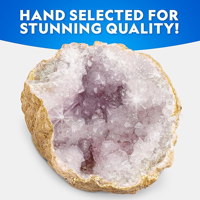 National Geographic Gigantic Geode Kit – Break Open a Huge Geode with Crystals Inside, Earth Science Kit for Kids, Fun Geology Activity, Rock and Mineral Gift for Boys and Girls
