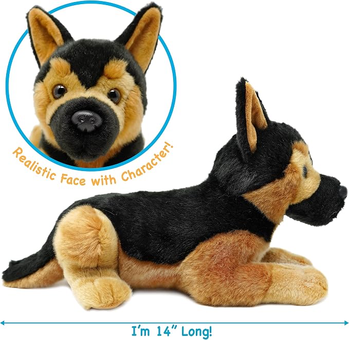 TigerHart Gretchen The German Shepherd - 15 Inch Stuffed Animal Plush