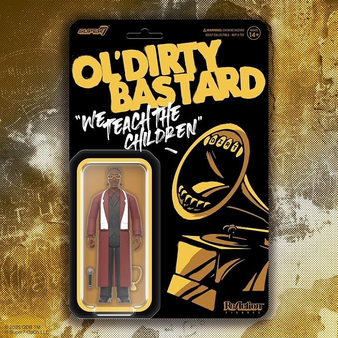 Super7 Ol' Dirty Bastard Reaction Figures Wave 04 - O.D.B (for the Children) Action Figure