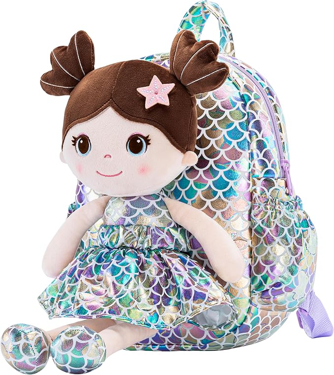 Lazada Girls Backpack - Purple 11 Inches