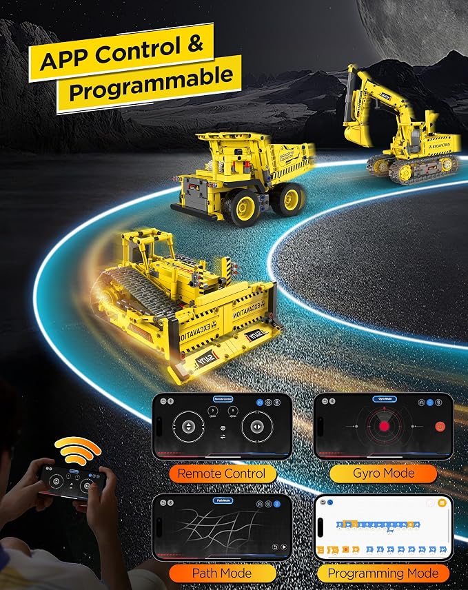 okk STEM Robot Toys for Kids 8-12, 5 in 1 APP & Remote Control Robot Building Kit, DIY Engineering Educational Coding Robotics kit, Programmable Building Toys for Boys Girls