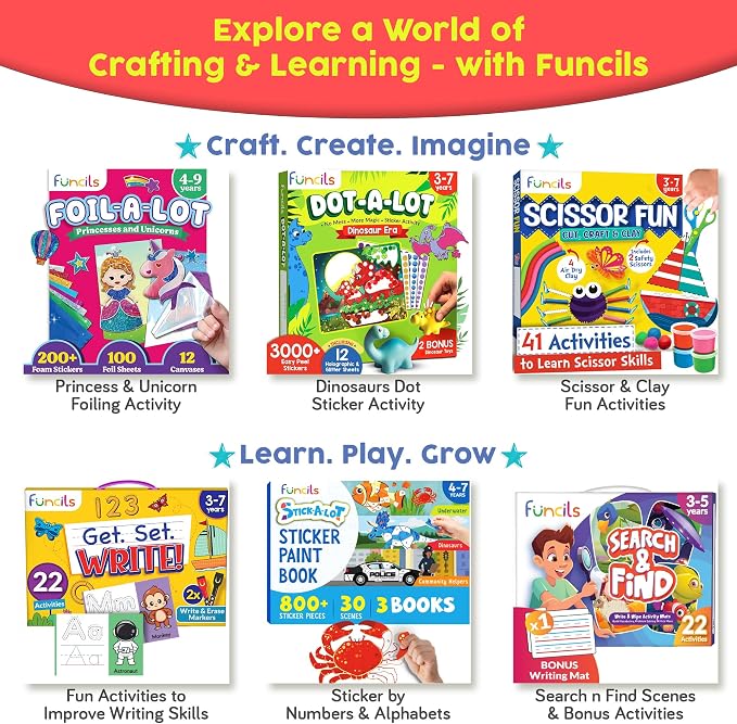 Search and Find for Kids & Toddlers - Preschool Learning Activity Book, Art and Craft Supplies, Seek Find Games, Birthday Gifts for Girls & Boys, Educational Toys for Ages 3, 4, 5, 6 Year Old