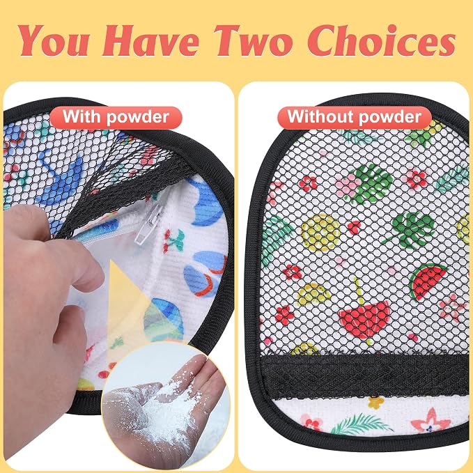 codree 2 Pcs Sand Wipe Off Mitts, Beach Theme Sand Remover for Beach, Beach Sand Remover Cleaner Mitts Bag, Beaches Travel Mitt for Outdoor Activities Volleyball Sandboxes