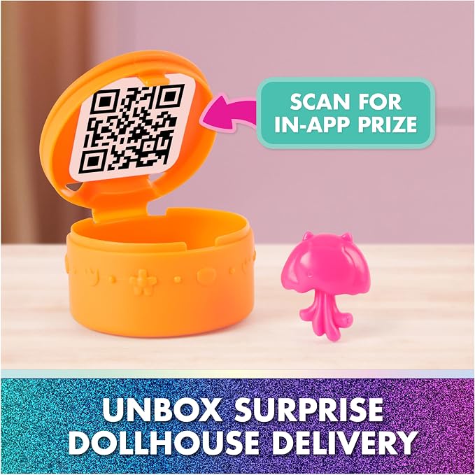 DreamWorks GABBY'S Dollhouse The Movie, Mercat's Aquarium Balcony, with Toy Figure & Dollhouse Accessories, Kids Toys for Girls & Boys Ages 3 and Up