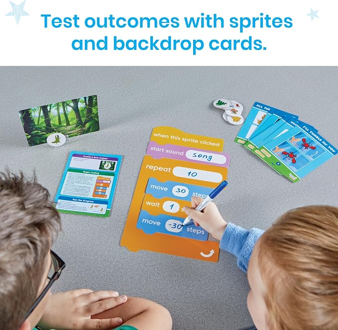 hand2mind Scratch Block-Based Coding, Student Activity, Learn to Code, Computer Science, Programming, STEM, Classroom, Ages 8-12, Teacher Supplies