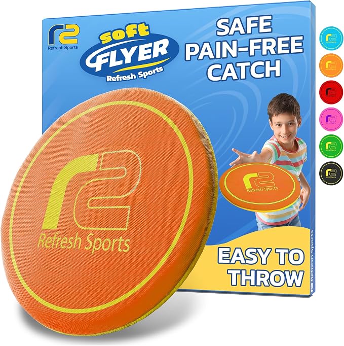 Fun Flying Disc Toy - Beach Toys for Kids Ages 8-12 - Summer Gift for Kids, Teens, and Adults - Beach Soft Disc, Durable Design Floats On Water! Gifts for Teens - Soft Friisbee - Outdoor Toys for Kids