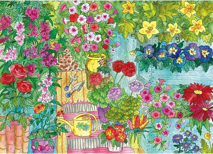 Secret Garden Puzzles for Adults 1000 Pieces, Puzzles with Letters on Back, Impossible Hard Difficult Challenging, Precise Interlocking Pieces, Home Wall Decoration & Ideal Gift
