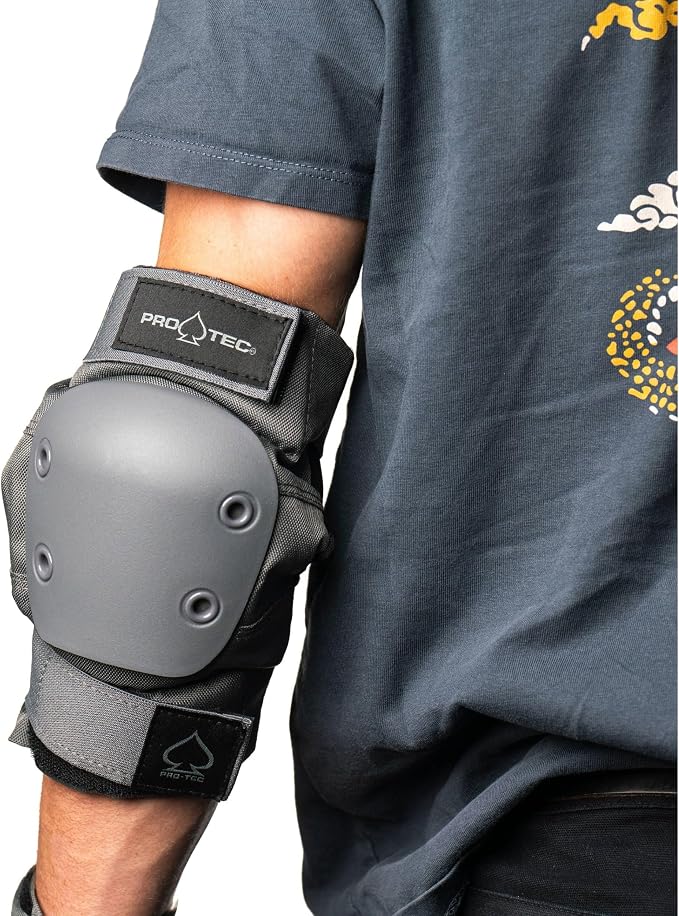 Pro-Tec Street 3-Pack Pad Set - Protective Gear for Skateboarding, Roller Skating, Scooter, Bicycling