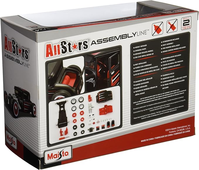 Maisto 1:24 Scale All Star Assembly Line 1929 Ford Model A Diecast Model Kit Small