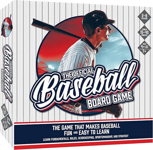 MasterPieces Baseball Dice Board Game - Realistic Gameplay, Family Fun for Adults & Kids, 2-8 Players, Ages 6+