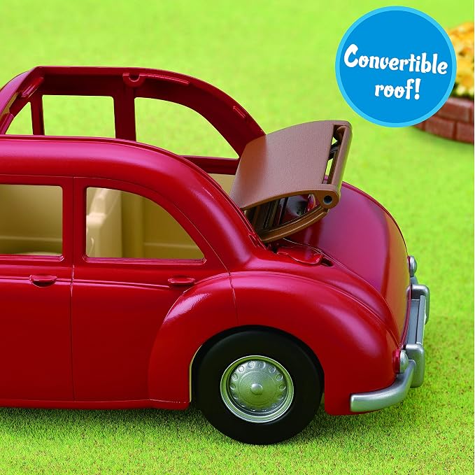 Calico Critters - Family Cruising Car - Family Vehicles – Kids Pretend Play Toy, Miniature Vehicle & Accessories Set, Ages 3+