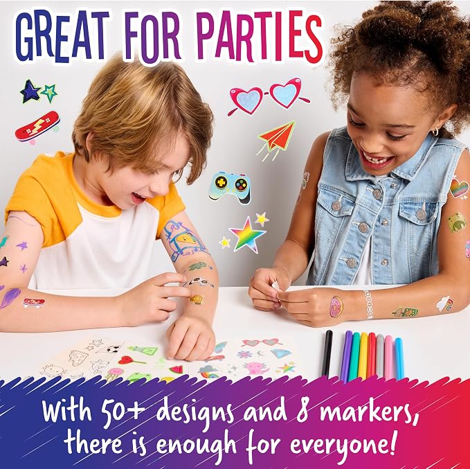 Creativity for Kids Tattoo Designer Studio: Create 50+ DIY Temporary Tattoos, Toys and Gifts for Girls and Boys, Arts and Crafts Activities for Kids (Ages 6+)