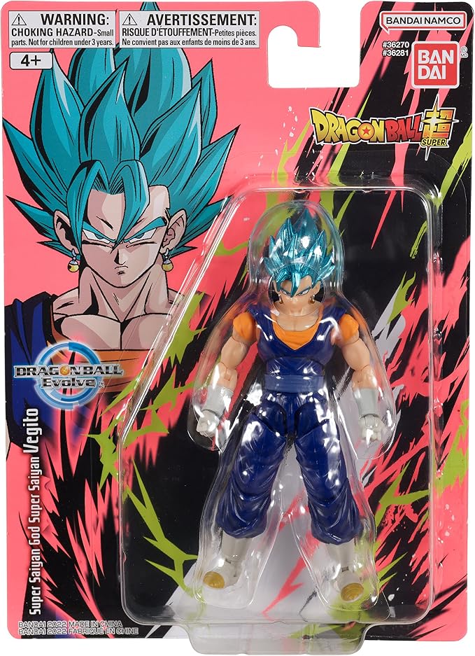 Bandai - Dragon Ball Super Evolve - 5" Super Saiyan God Super Saiyan Vegito Action Figure