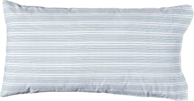 Nautica - King Size Sheets, Cotton Percale Bedding Set, Crisp & Cool, Coastal Home Decor (Beaux Stripe Navy, King)