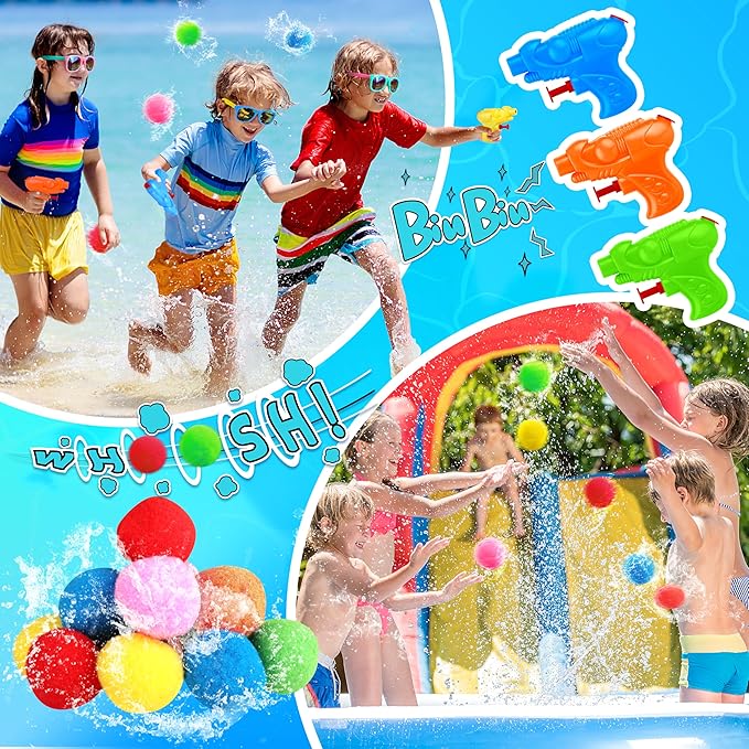 GIFTINBOX Mega Pool Party Beach Favors-60Pcs Bag Stuffers for Kids Bulk, Kids Sunglasses, Bubble Wands, Summer Toys for Party Supplies Birthday, Pool Beach Toys Ages 3 4 5 6 7 8