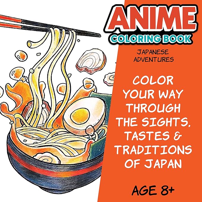 Faber-Castell Anime Drawing Kit: Japanese Adventures Edition | Step-by-Step Instruction Book with 20 Practice Pages, Color Pencil Set & Drawing Supplies for Kids, Summer Craft Supplies (1 Book)