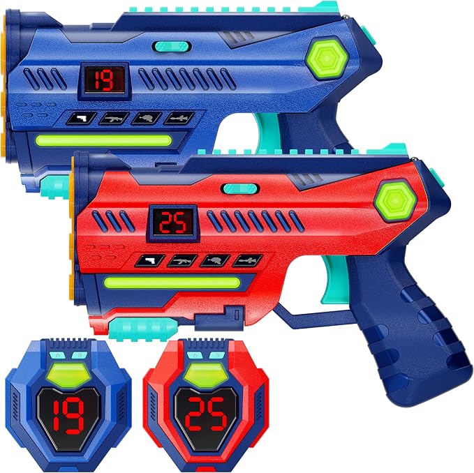 Halo Sport Laser Tag Set of 2 - Gifts for 8 9 10 11 12 13 Year Old Boy Gifts Birthday - Toys for Boys Ages 8-12 Years - Teens Boys Toys Age 8-10 Years Gift - Lazer Tag Guns & Vests