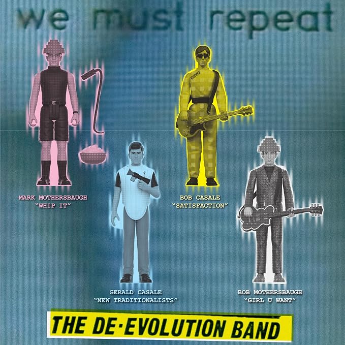 Super7 Reaction Figure Devo Booji Boy - 3.75" Devo Action Figure with Accessories - Rock Music Collectibles and Retro Toys