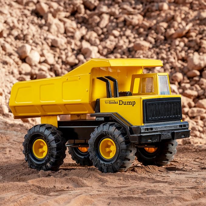 Tonka Retro Collector's Edition - Made with 2X More Steel, Kids Construction Toy, Metal Truck, Toy Truck for Boys and Girls, Kids, Toddlers, Ages 3+, Mighty Dump Truck - Amazon Exclusive