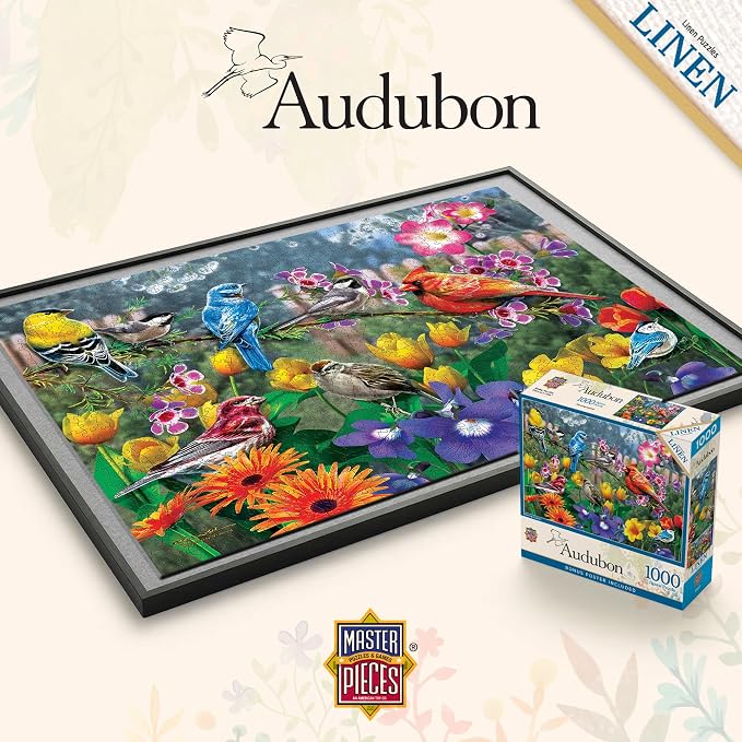 MasterPieces 1000 Piece Jigsaw Puzzle for Adults, Family, Or Youth - Morning Garden - 19.25"x26.75"
