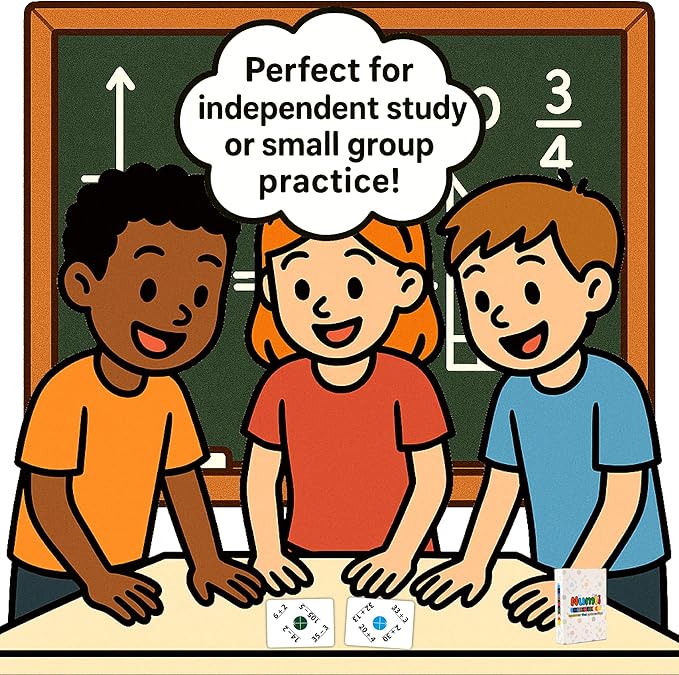 Numli - Math Booster Game 5th, 6th, 7th Grade - More Fun Than Flash Cards - Add, Subtract, Multiply, Divide - Classroom Games - Middle School Games - Math Card Games