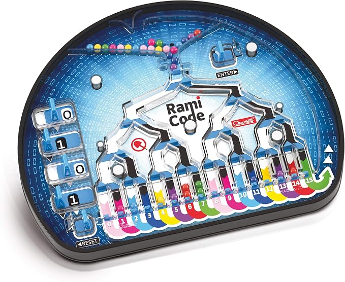 Quercetti Rami Code Educational Coding Toy - Teaches Early Coding Skills and Promotes STEM Learning, for Kids Ages 5-10 Years