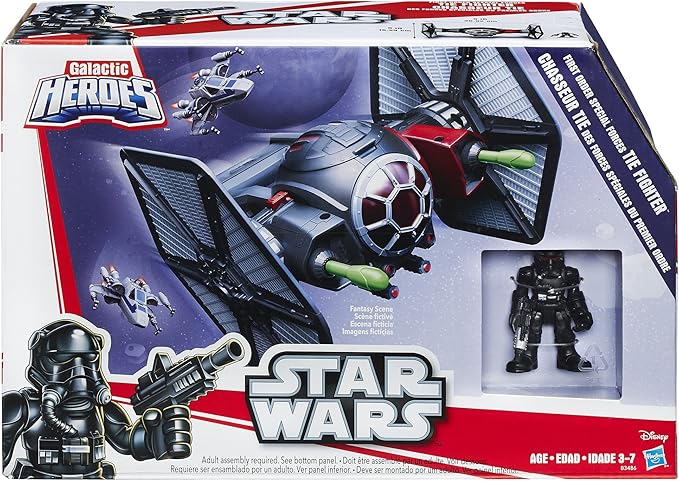 STAR WARS Galactic Heroes Special Force Tie Fighter with Pilot Elite Action Figure