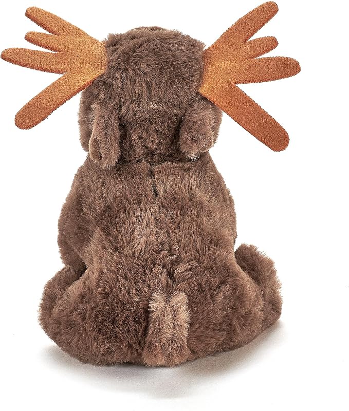 The Petting Zoo Moose Stuffed Animal Plushie, Gifts for Kids, Wild Onez Babiez Wildlife Animals, Moose Plush Toy 6 inches