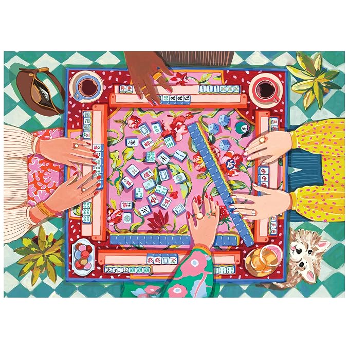 RoseArt - Hobby Haven - Modern Mahjong - 1000 Piece Jigsaw Puzzle for Adults