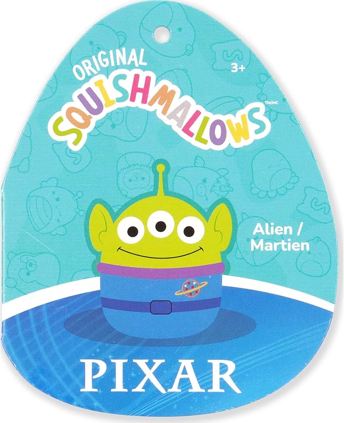 Squishmallows Original 12in Disney Pixar “Toy Story” Alien - Official Jazwares Plush (Medium-Sized)