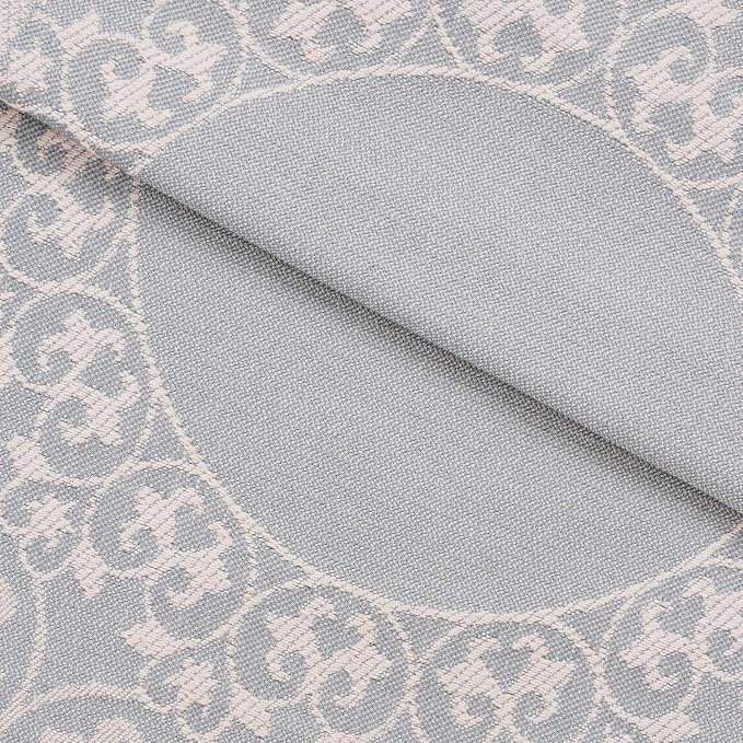 Superior Cotton Blend Bedspread Set, Includes 1 Tailored Bedspread and 2 Matching Pillow Shams, Lightweight Blanket, Bedding Decor, Jacquard Vintage Floral Mandala, Lyron Collection, Full, Slate Blue