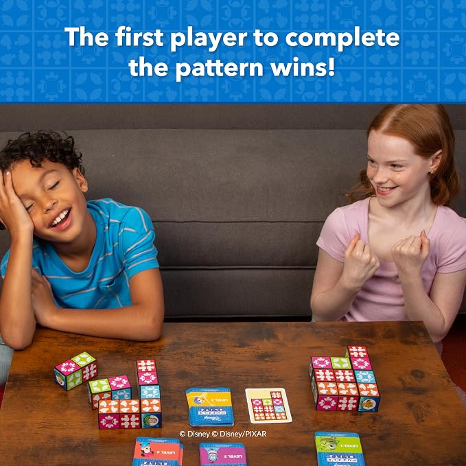 Disney Puzzle Blitz - Block Puzzle Game, Board Games for Family Night, Multi-Player Board Game, Family Board Game, Travel Games, Disney Toys, Ages 8+