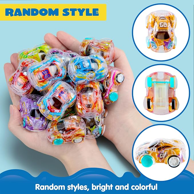 JOYIN 50 Pcs Mini Pull Back Cars, Bulk Toy Cars Party Favors for Kids 8-12, Treasure Box Prizes for Classroom, Pinata Stuffers, Goodie Bags Stuffers, Birthday Gifts Carnival Prizes