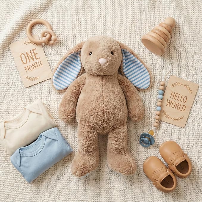 WEIGEDU Rabbit Bunny Stuffed Animals Plush Toys for Kids Boys Girls Birthday Bedtime Christmas Easter Gifts