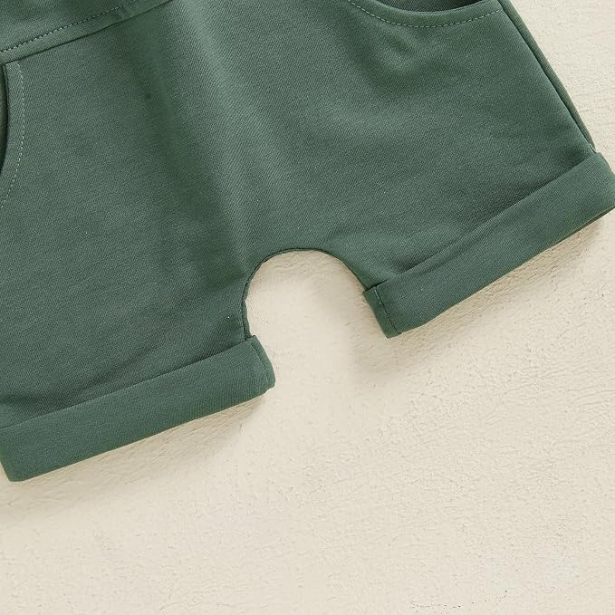 Toddler Baby Boy Garbage Truck Short Sleeve T-Shirt Tops Shorts Set Trash Day Truck Driver Outfit 2Pcs Summer Clothes