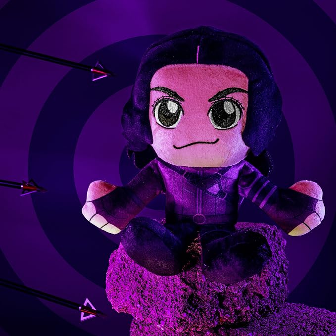 Bleacher Creatures Marvel Kate Bishop (Hawkeye) 8" Kuricha Sitting Plush- Soft Chibi Inspired Toy