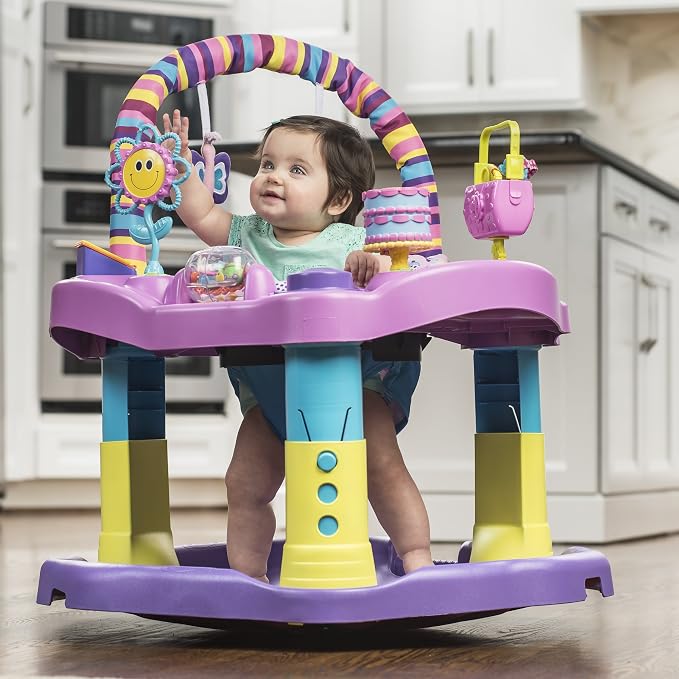 Evenflo Exersaucer Bouncing Activity Saucer, Sweet Tea Party