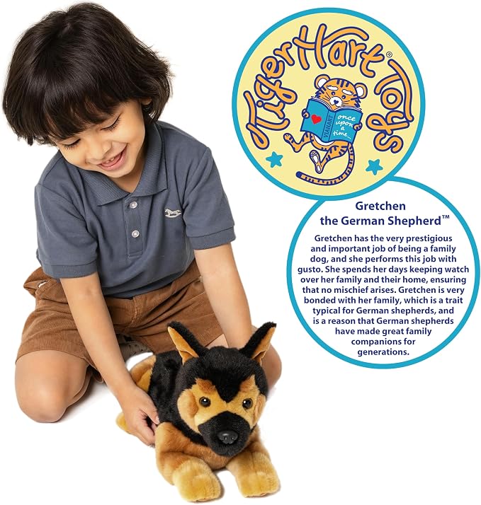 TigerHart Gretchen The German Shepherd - 15 Inch Stuffed Animal Plush