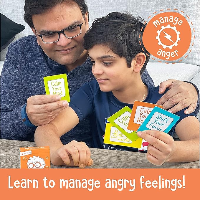 Open The Joy Cards Set for Nurturing Social Emotional Intelligence - Featuring Anger Management, Kindness, Confidence, and Conversation Starter Cards - Suitable for Ages 4-6+