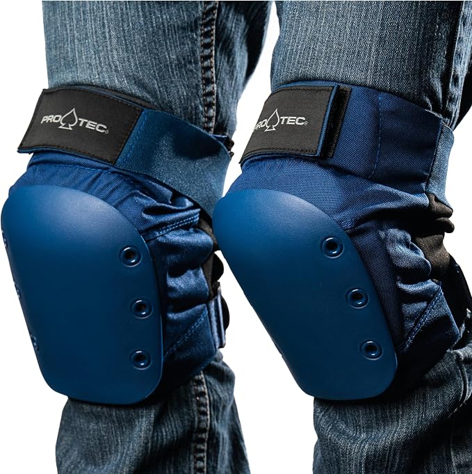 Pro-Tec Street 3-Pack Pad Set - Protective Gear for Skateboarding, Roller Skating, Scooter, Bicycling